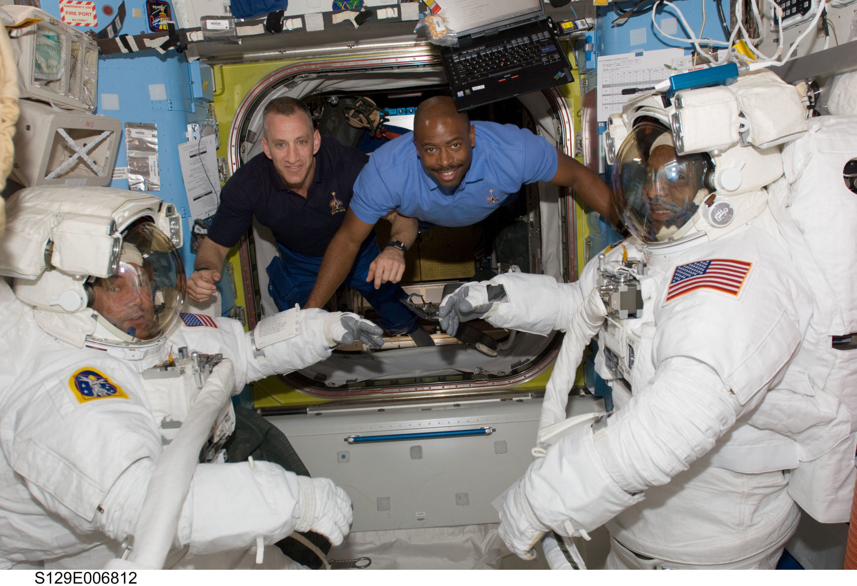 Leland Melvin in space